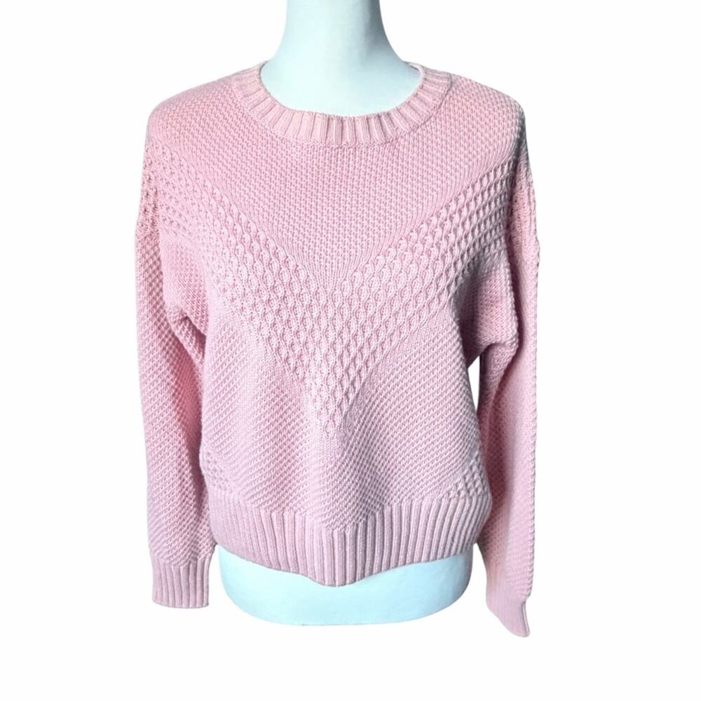 Divided Pink Sweater Size Small